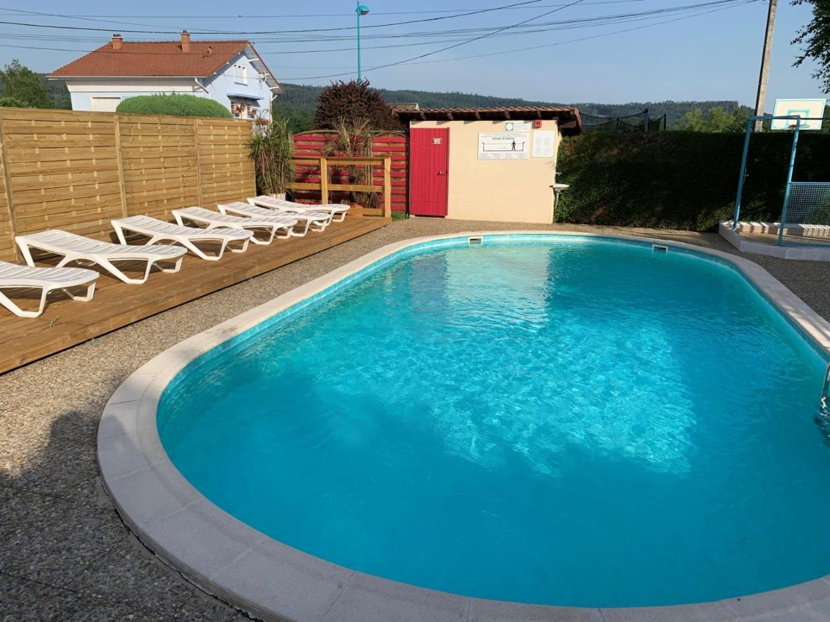 Hotel Camping Les Deux Pins Anould Exterior foto