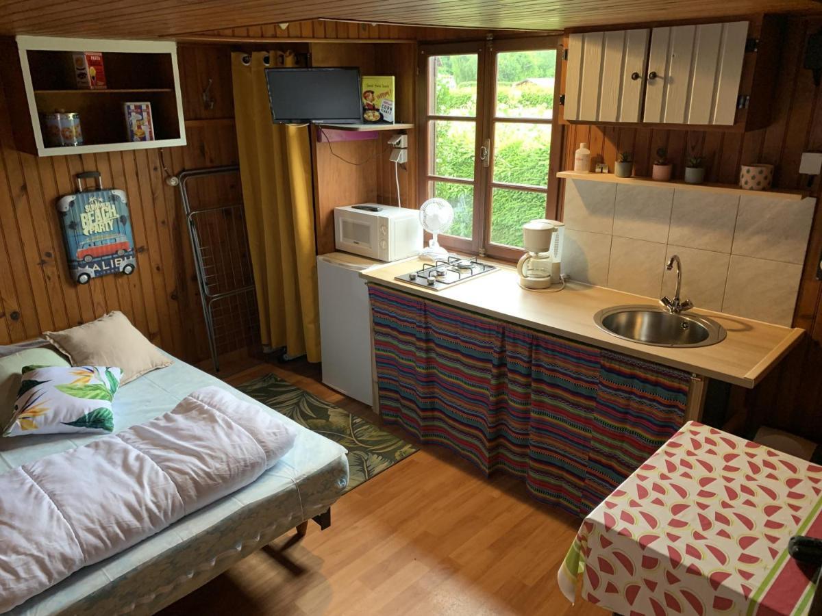 Hotel Camping Les Deux Pins Anould Exterior foto